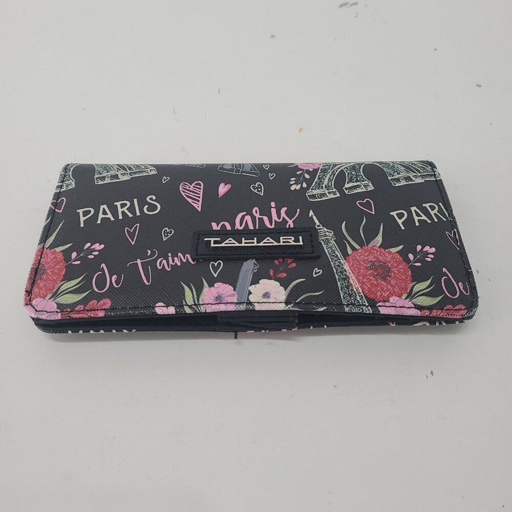 Tahari Trifold RFID Wallet-Floral Paris